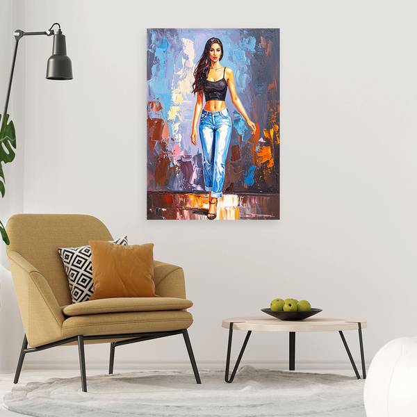 Canvas schilderij Portretten 40 x 60 cm