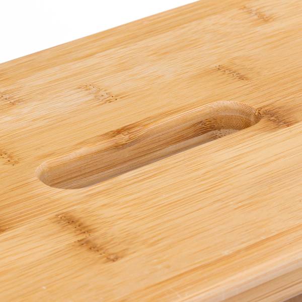 3-Stufen-Schritt BASIC Braun - Bambus - 44 x 63 x 50 cm