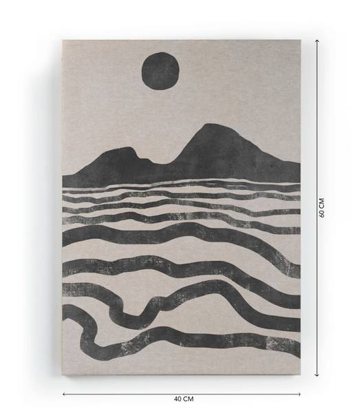 Leinwand 60x40 Meereslandschaft Polyester - 3 x 60 x 40 cm