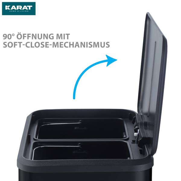 Mülleimer Jack Schwarz