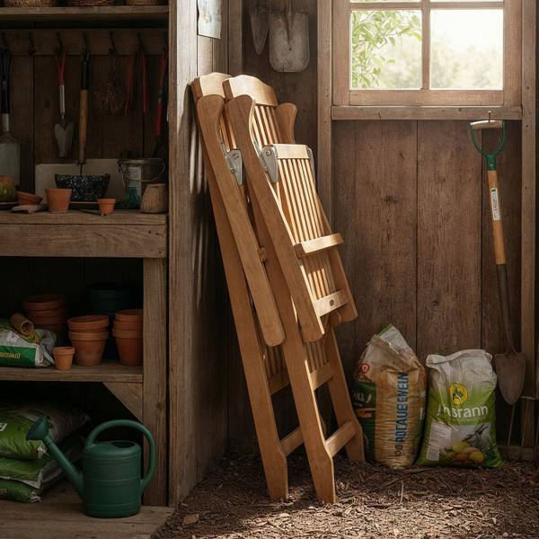 Sonnenliege Evia Beige - Holzwerkstoff - 54 x 95 x 196 cm