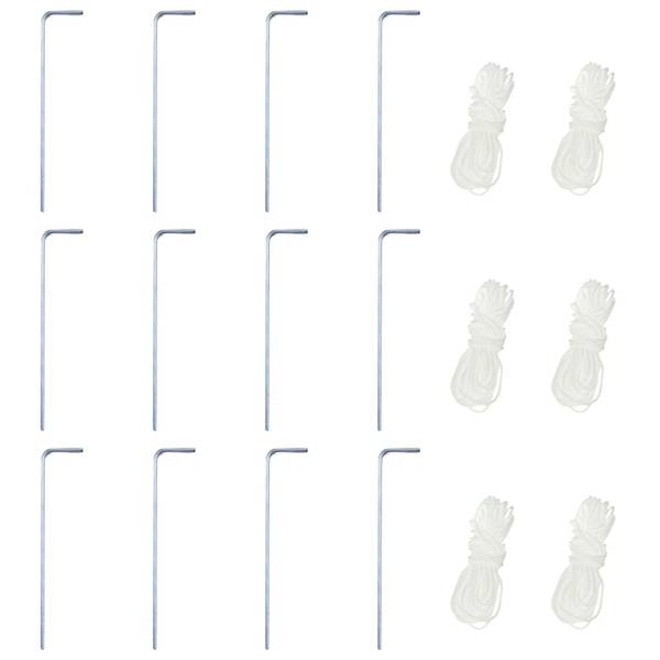 Chapiteau 292320 Gris - Polyester - Acier - 310 x 302 x 360 cm