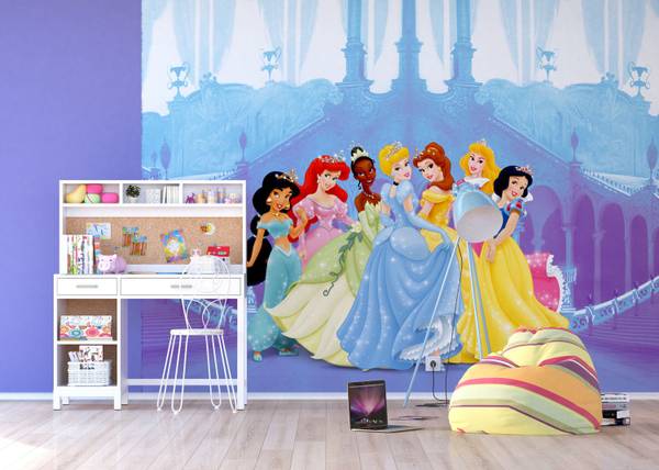 papier peint panoramique Princesses Polaire - 360 x 254 x 360 cm