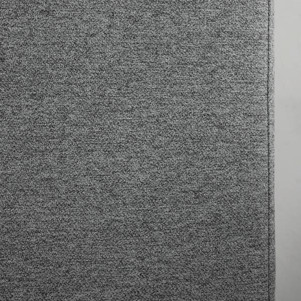Sitzbank CANON Grau - Metall - Textil - Holz teilmassiv - 160 x 85 x 60 cm