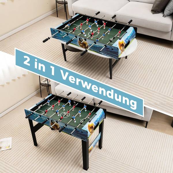 Tafelvoetbaltafel GK32274NL plaatmateriaal op houtbasis - 51 x 69 x 94 cm