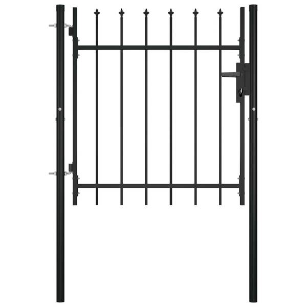 Zauntor XT9502 Schwarz - Metall - 100 x 75 x 1 cm