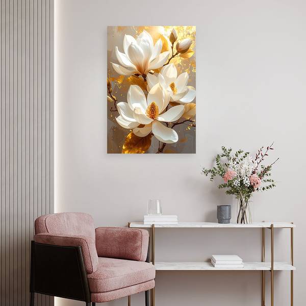 Wandbild Blumen 70 x 100 cm
