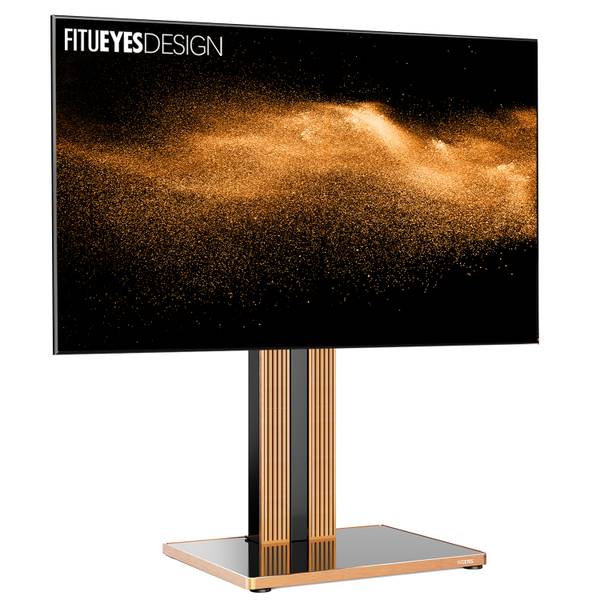 TV Ständer aus Buchenholz S02N1463C Braun - Metall - Massivholz - 55 x 147 x 70 cm