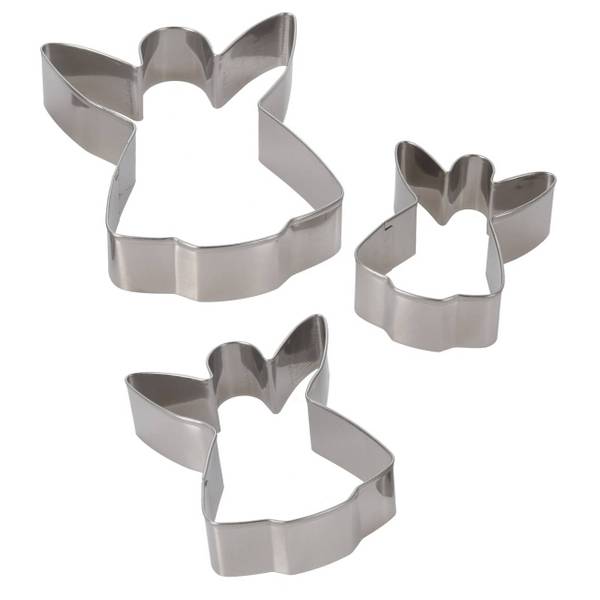 Quadratische Ausstechformen-Set – 3 Größen (7,6/10,2/12,7 Cm) Für Kekse, Fondant & Deko