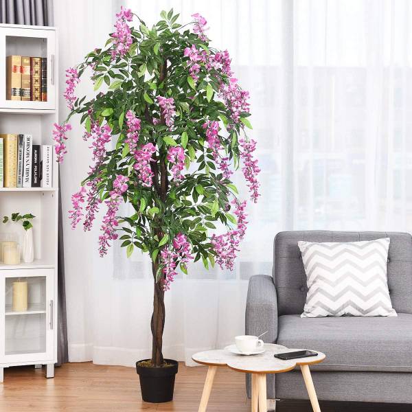 Kunstbaum 180 cm mit Blüten kaufen