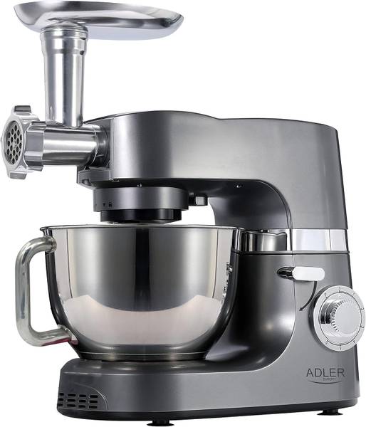 Küchenmaschine mi Fleischwolf AD42 1tlg Silber - Metall - 24 x 36 x 39 cm