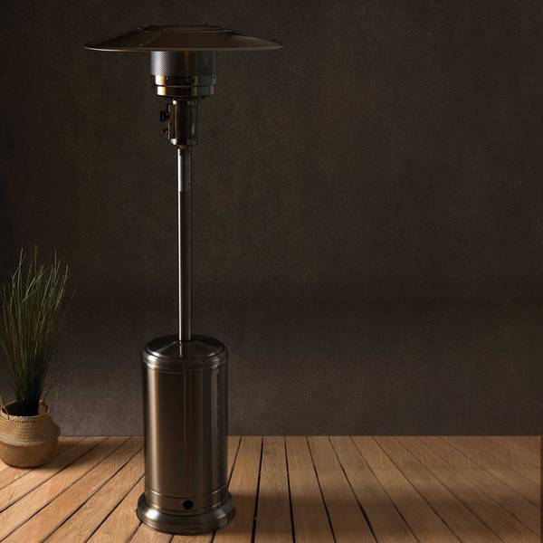 Heizstrahler Stand Patio Silber