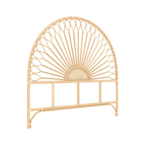 Tête de lit en rotin naturel 140 cm Marron - Rotin - 3 x 131 x 140 cm