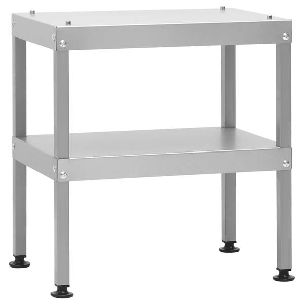 Tisch Räucherofen 364747 Silber - Stahl - 28 x 44 x 40 cm