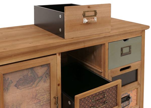 Apothekerkommode O63 Braun