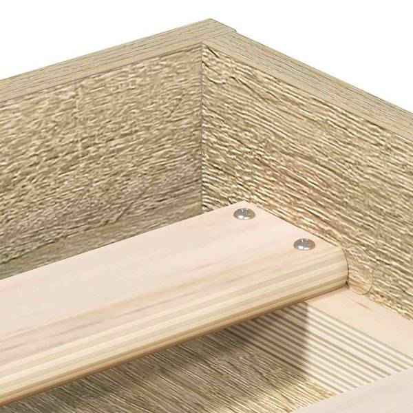 Bettgestell 3032290 Raucheiche Dekor - Breite: 143 cm