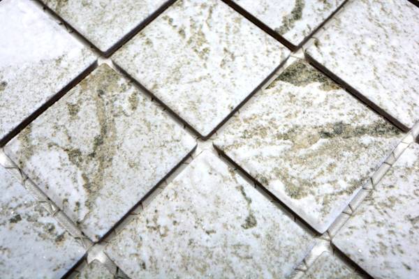 Mosaikfliesen HWA 4LG Grau - Keramik - 30 x 30 x 30 cm