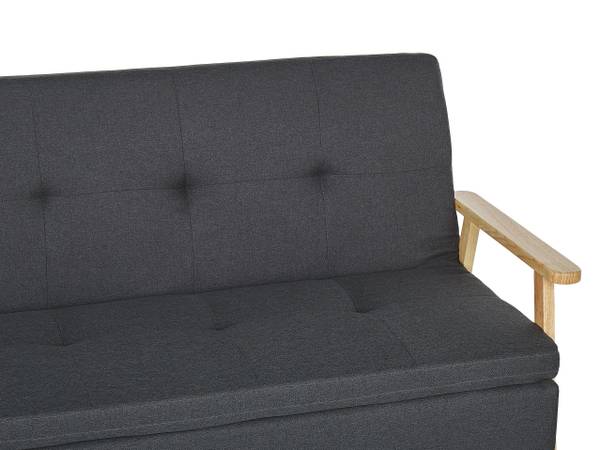 3-Sitzer Sofa TJORN Braun - Dunkelgrau - Grau