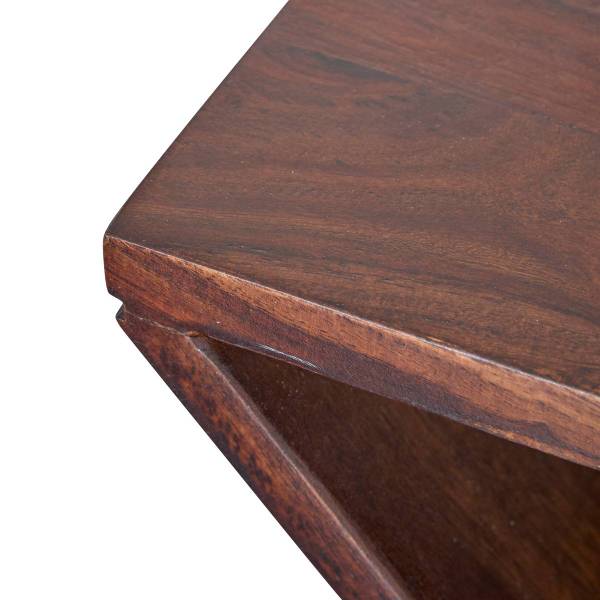 Beistelltisch RIKAYA Braun - Massivholz - 35 x 45 x 35 cm