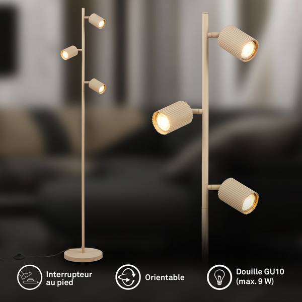 Stehleuchte Ida 1390031 Beige