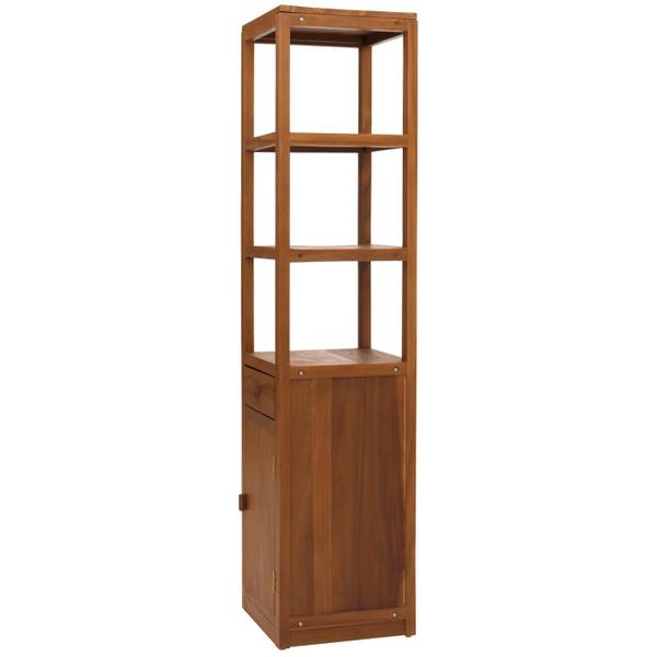 Regal M86 Braun - Teakholz - 40 x 180 x 40 cm