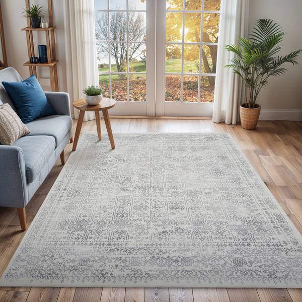 Kurzflorteppich OTTAWA Grau - 200 x 275 cm
