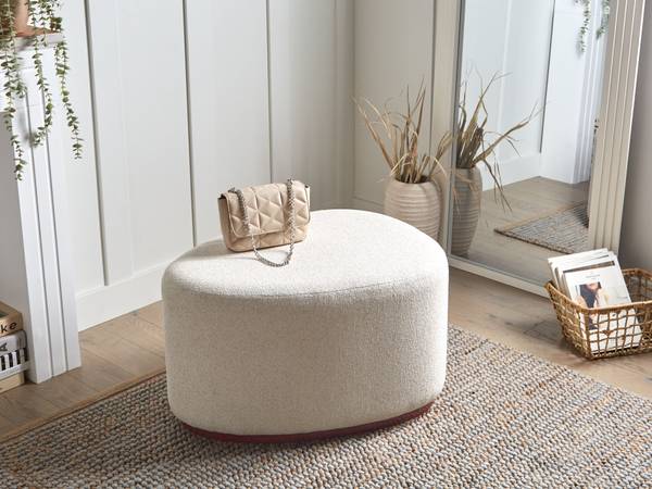 Pouf SACO Beige - Textil - 57 x 45 x 78 cm