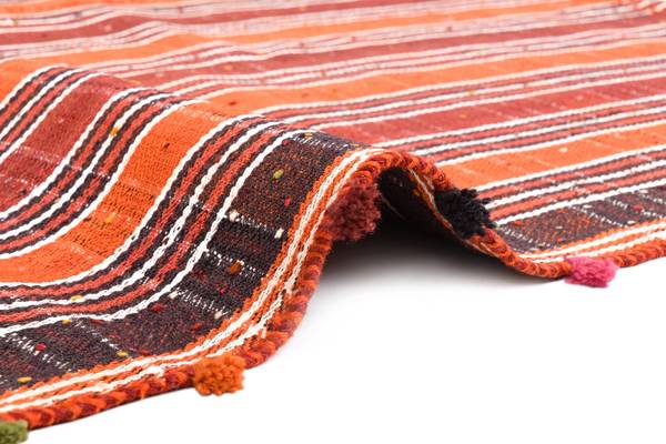 Vloerkleed Jajim CLXII oranje - wol - 150 x 1 x 217 cm