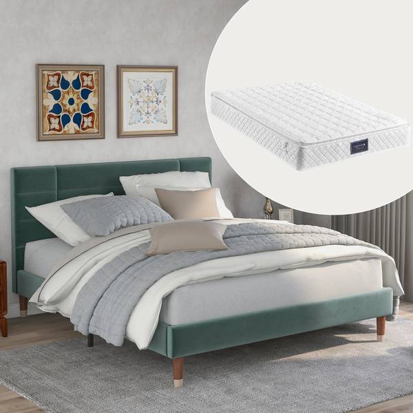 Polsterbett Doppelbett | P - I - 34 Grün