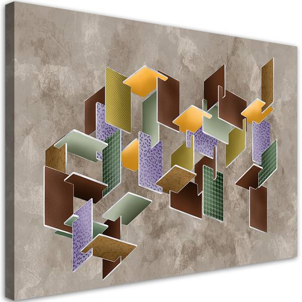Wandbild 3d-puzzle 60 x 40 cm