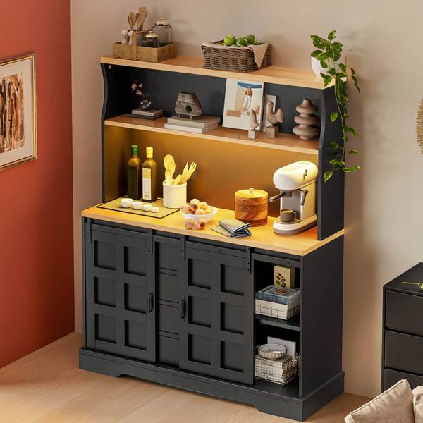 Küchenschrank HEDENS55 Ⅵ Schwarz - Holzwerkstoff - 40 x 150 x 120 cm