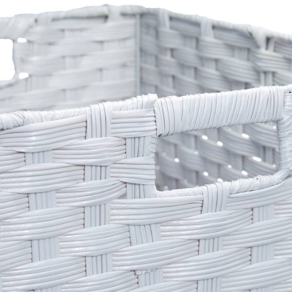 Aufbewahrungskorb im 2er Set Grau - Eisen - 32 x 31 x 30 cm