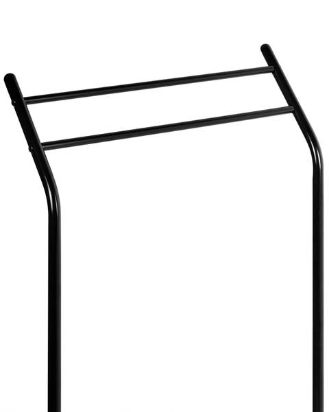 Handdoekstandaard COTIA zwart - metaal - 50 x 130 x 46 cm