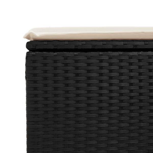Garten-Lounge-Set 3037161-2 (9-teilig) Schwarz - Creme