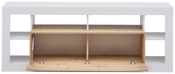 Lowboard AMARITO Braun - Weiß - Holzwerkstoff - 172 x 66 x 42 cm
