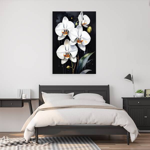 Wandbild Blumen 60 x 90 cm