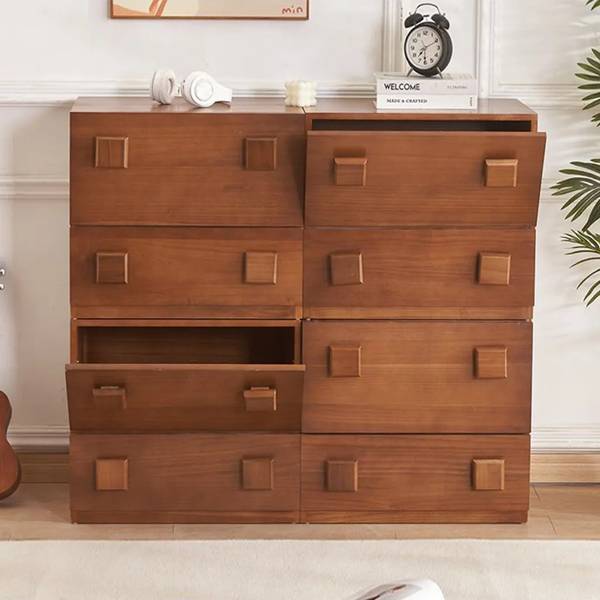 Beistellschrank  Z504850 Braun - Massivholz - 58 x 50 x 40 cm
