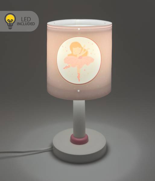 Nachttischlampe LED Nachtlicht   Princes Pink - Kunststoff - 15 x 30 x 15 cm