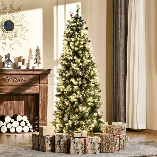 Künstlicher Weihnachtsbaum 830-380V92 Grün - Kunststoff - 65 x 180 x 65 cm