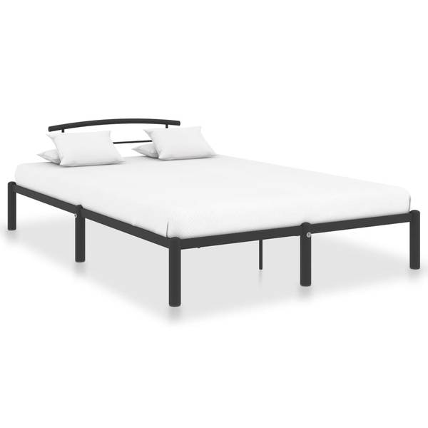Bettgestell X942 Schwarz - Metall - 130 x 63 x 210 cm