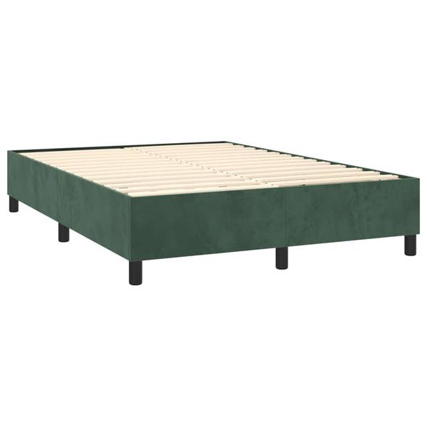 Boxspringbett 3017294-7 Dunkelgrün - 144 x 193 cm