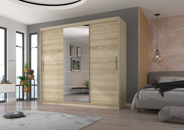 Kleiderschrank Wingo Eiche Sonoma Dekor