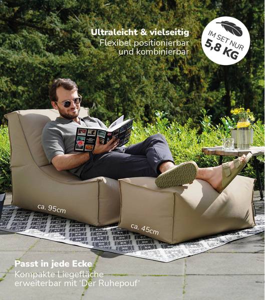 Sitzsack Der Sundowner 3tlg. Khaki
