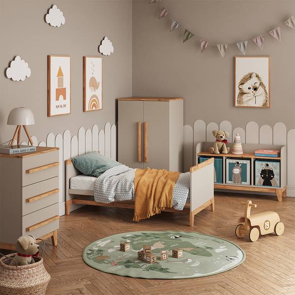 Kommode Malia 58345 Beige - Kaschmir - Asteiche Dekor