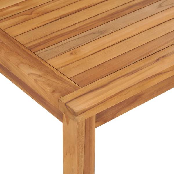 Eettafel 49360 bruin - teakhout - 120 x 77 x 120 cm