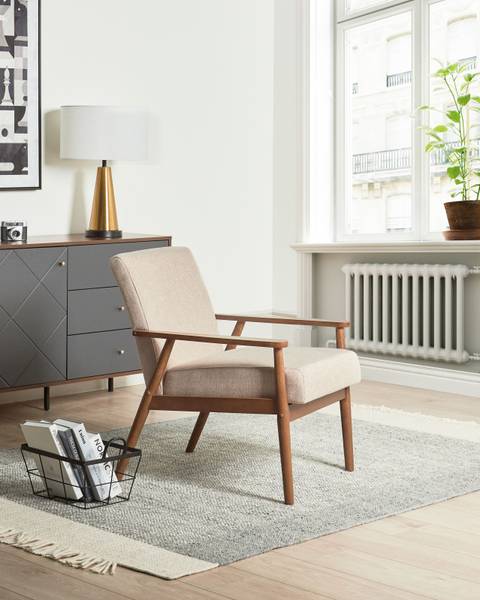 Sessel ESRUM Beige - Braun