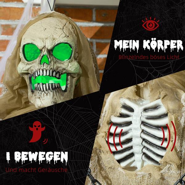 Halloween-Dekoration 844-840V00KK Braun - Kunststoff - 18 x 183 x 70 cm