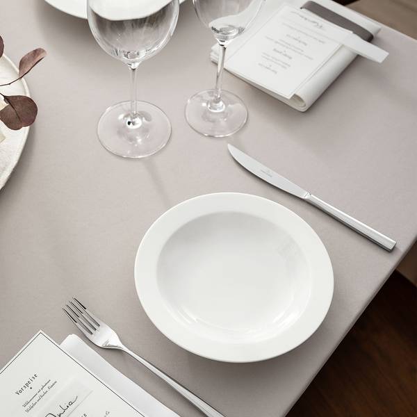 Salatschalen Royal 6er Set Weiß - Porzellan - 21 x 4 x 21 cm