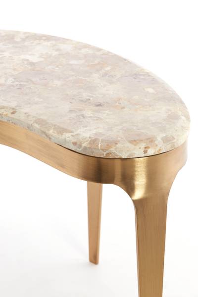 Tisch GIULIO Braun - Metall - 39 x 41 x 65 cm