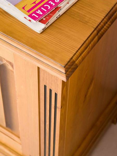 Sideboard Florenz Braun - Massivholz - 157 x 83 x 45 cm